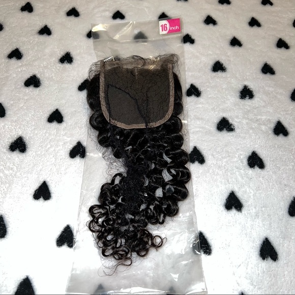 3 Part 100% Human Hair Lace Closure - Picture 4 of 5